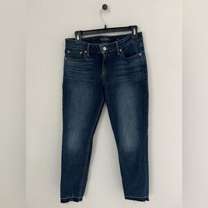 Women’s Lucky Jeans straight skinny raw hem